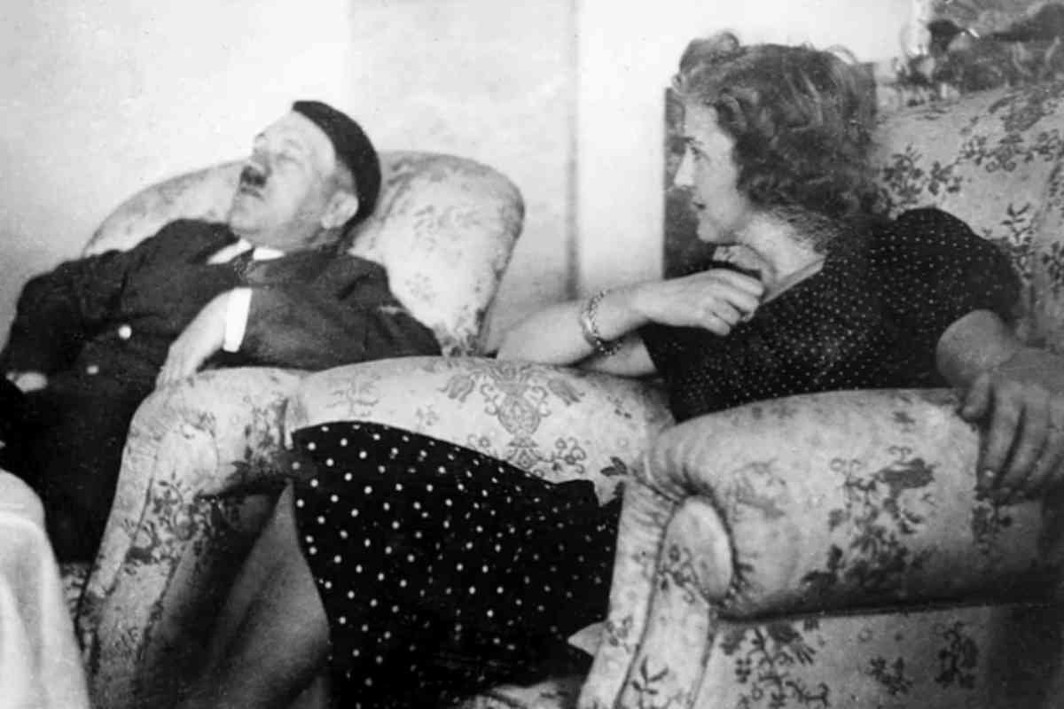 El 'f�hrer' y Eva Braun, en una imagen de archivo.