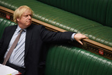 El primer ministro Boris Johnson, en Westminster.