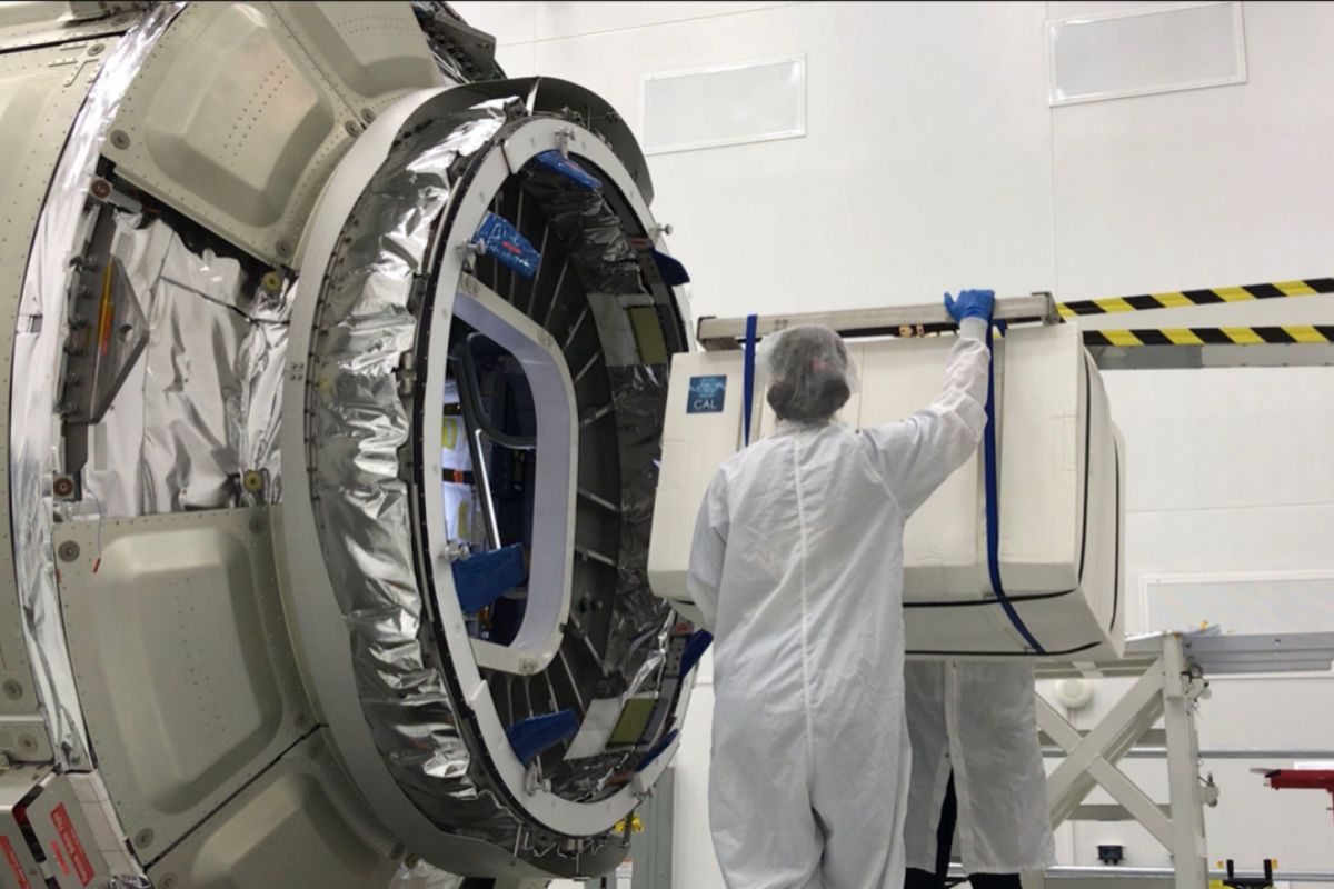 El Cold Atom Lab, a punto de cargarse en una nave Cygnus.