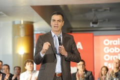 El presidente del Gobierno, Pedro Snchez, en un acto en noviembre, en Vitoria.
