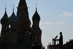 Vladimir Putin, en el Desfile de la Victoria de la pasada semana, en Mosc.