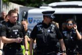 Policas britnicos en Londres, el da 23 de junio.