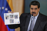 Nicols Maduro, en una comparecencia, en 2019, en Caracas.