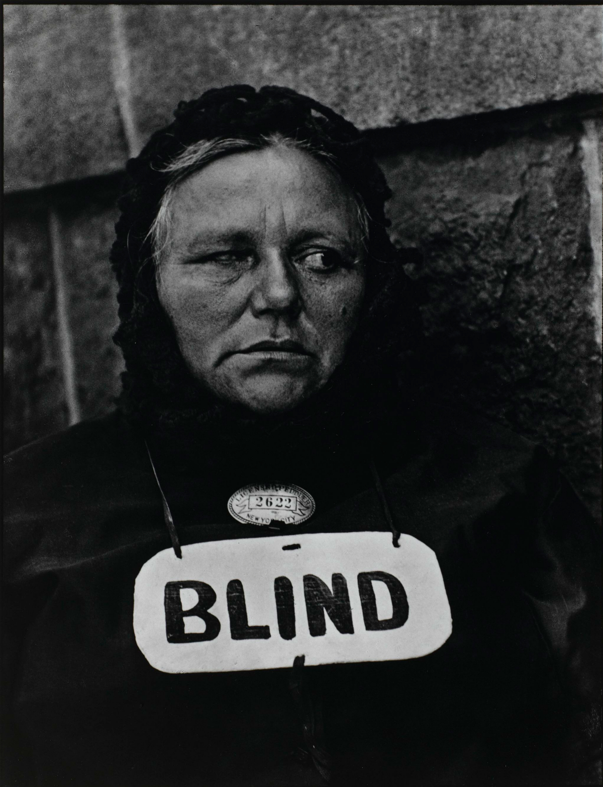 'Mujer ciega', Nueva York 1916.
