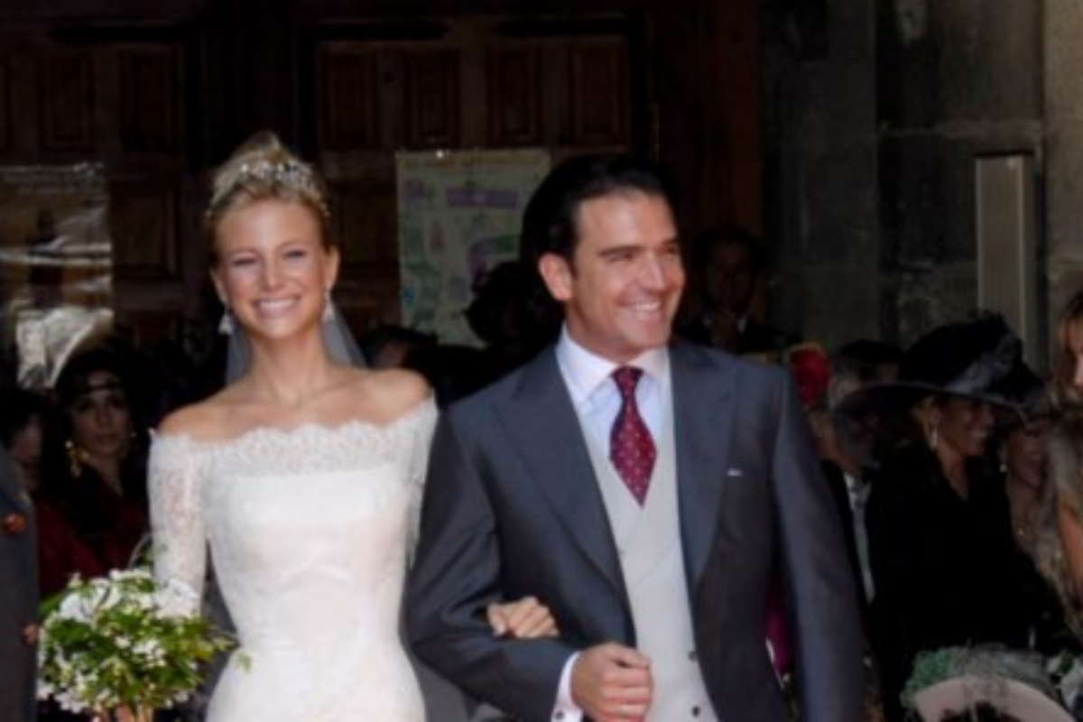 Gigi Sarasola y Tita Astolfi, el día de su boda en Segovia en 2007. GTRES