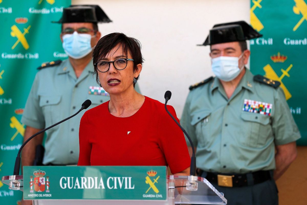 La directora general de la Guardia Civil, Mara Gmez, en Valencia.