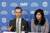 Gian Maria Milesi-Ferrettin, izquierda, nmero dos' del Departamento de Estudios del Fondo Monetario Internacional