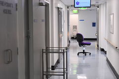 Interior de un hospital en Merbourne (Australia).