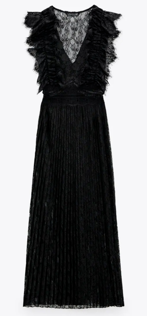 Zara tiene el vestido negro de encaje con el que impactarás | Moda