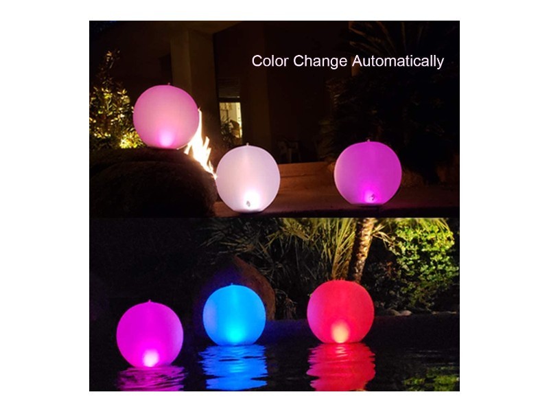 viajes patio piscina Juego de 4 luces de jardín de colores LED para exteriores T-SUNUS para jardín multicolor luz solar y exterior 