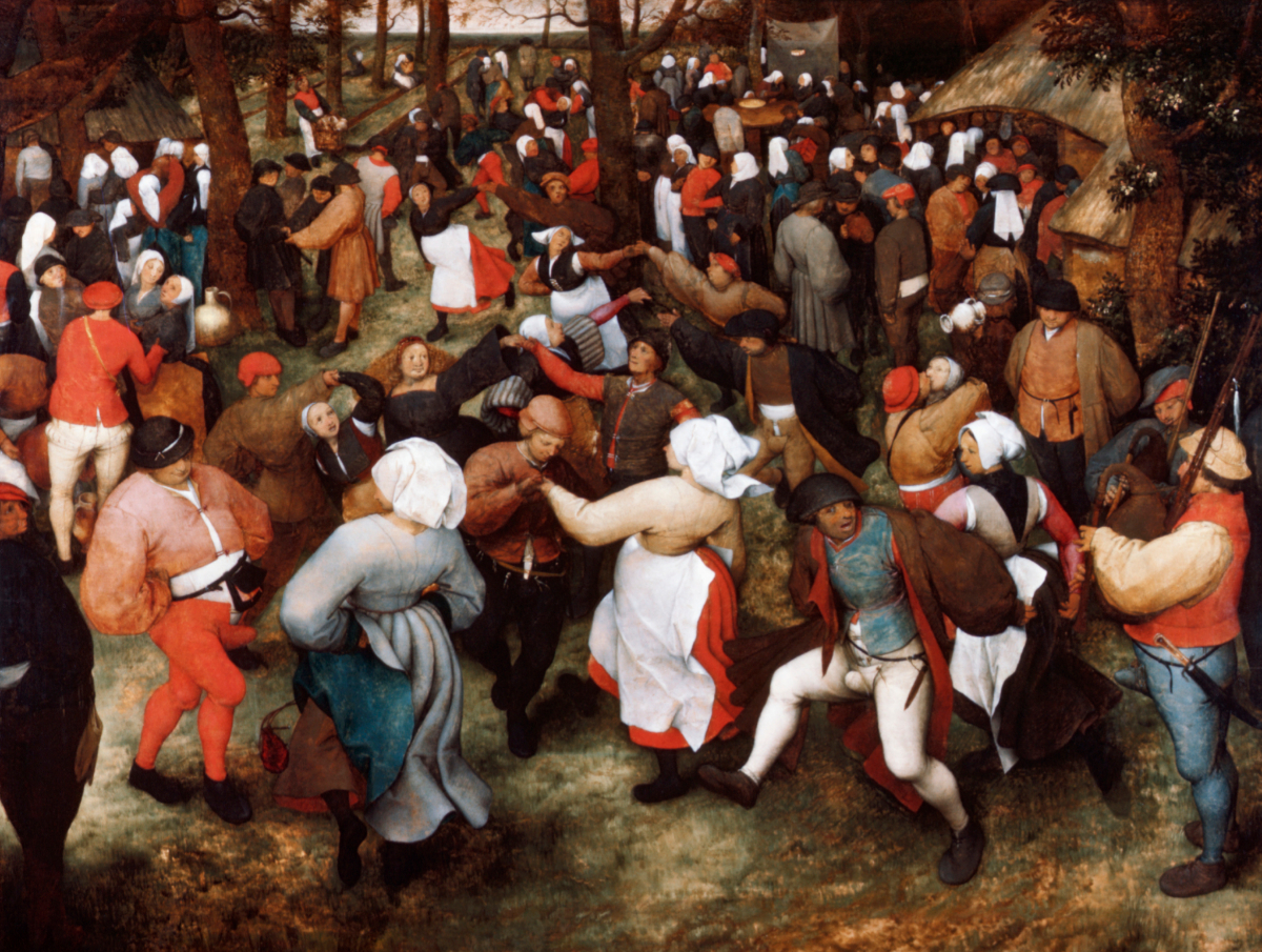 'La danza nupcial (The Wedding Dance)', obra de Pieter Brueghel el Viejo.