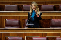 La diputada del PP Cayetana lvarez de Toledo, en el Congreso de los Diputados.
