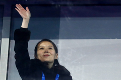 Kim Yo Jong, hermana de Kim Jong Un, en los Juegos Olmpicos de Invierno de 2018.