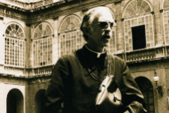 Foto de archivo del lbum personal del telogo y obispo cataln Pedro Casaldliga.