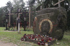 Kurapaty, enclave del memorial por las vctimas del estalinismo.