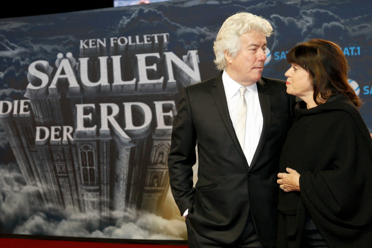 Ken Follett, con su mujer Barbara.