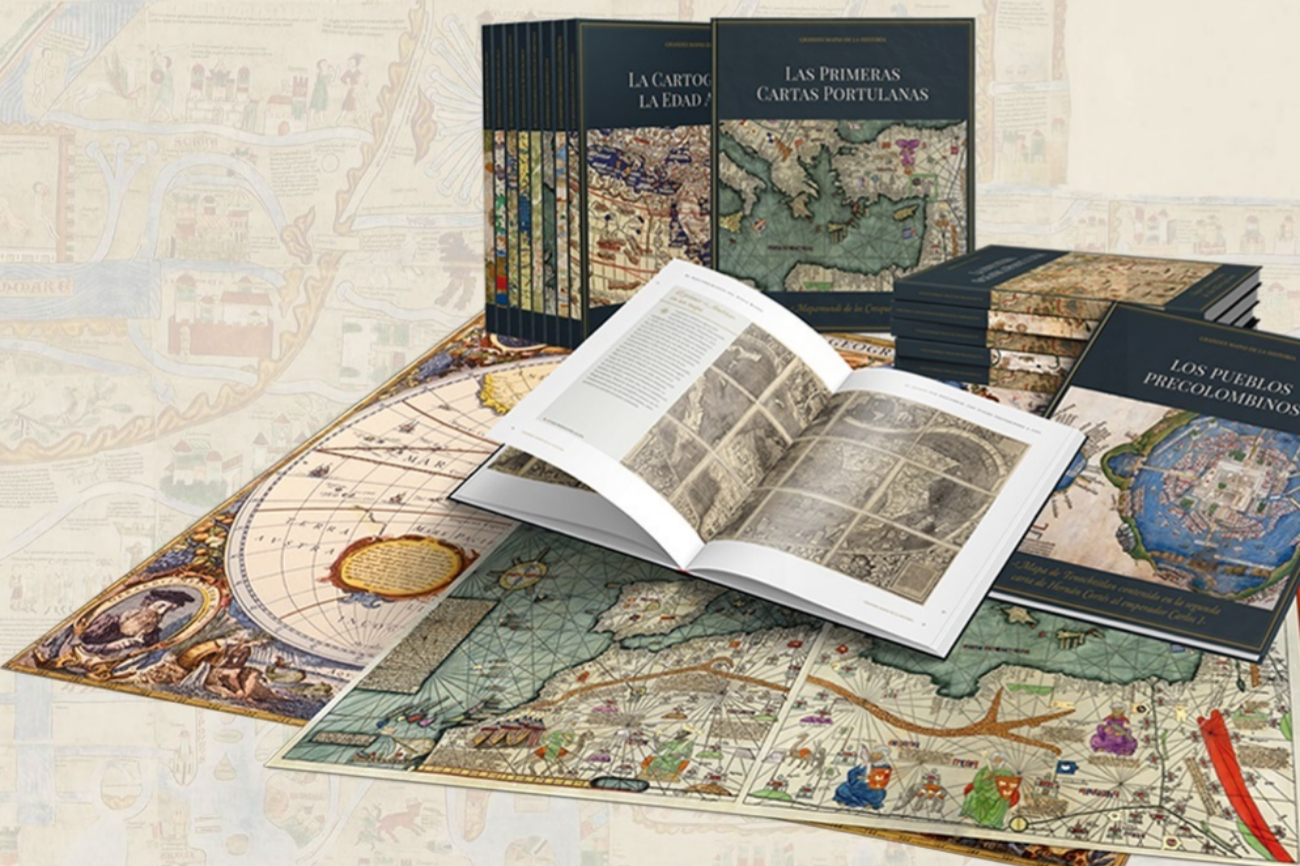 Coleccionable 'Grandes mapas de la Historia' de Planeta DeAgostini-Altaya.