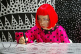 La artista en un fotograma del documental 'Kusama: Infinity'.