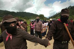 Milicia del Ejrcito Zapatista de Liberacin Nacional (EZLN), en una imagen de archivo.