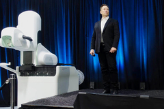 El empresario Elon Musk durante la presentacin de Neuralink