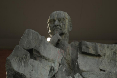 La estatua de Francisco Largo Caballero, en la sede del Ministerio de Trabajo