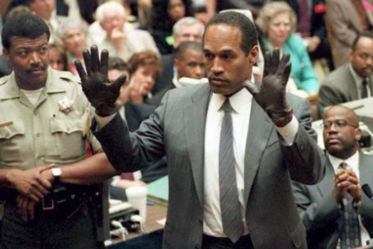 O.J. Simpson durante el juicio por el asesinato de su ex mujer.