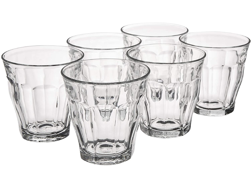 7 cm Cristal Duralex Juego de 4 Vasos Transparentes 