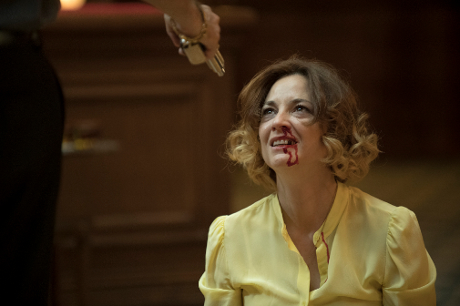 Leonor Watling, sufriendo en una escena de la nueva serie 'Nasdrovia'.