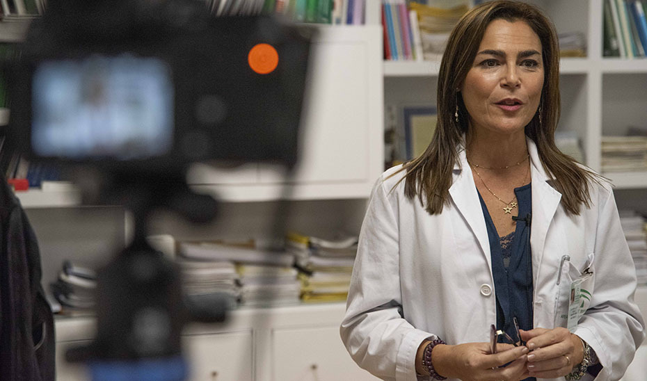 La doctora Mara Jess Pareja, coordinadora autonmica de la Red de Laboratorios Clnicos del sistema sanitario pblico y gerente del rea de Gestin Sanitaria Sur de Sevilla.
