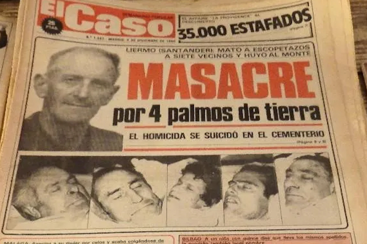 Portada de 'El Caso' con la información de los asesinatos.