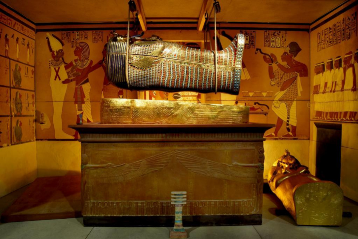 La exposicin Tutankhamon, en Ifema.