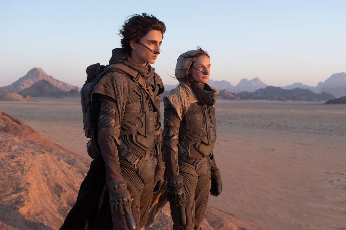 Timothe Chalamet y Rebecca Ferguson en 'Dune'.