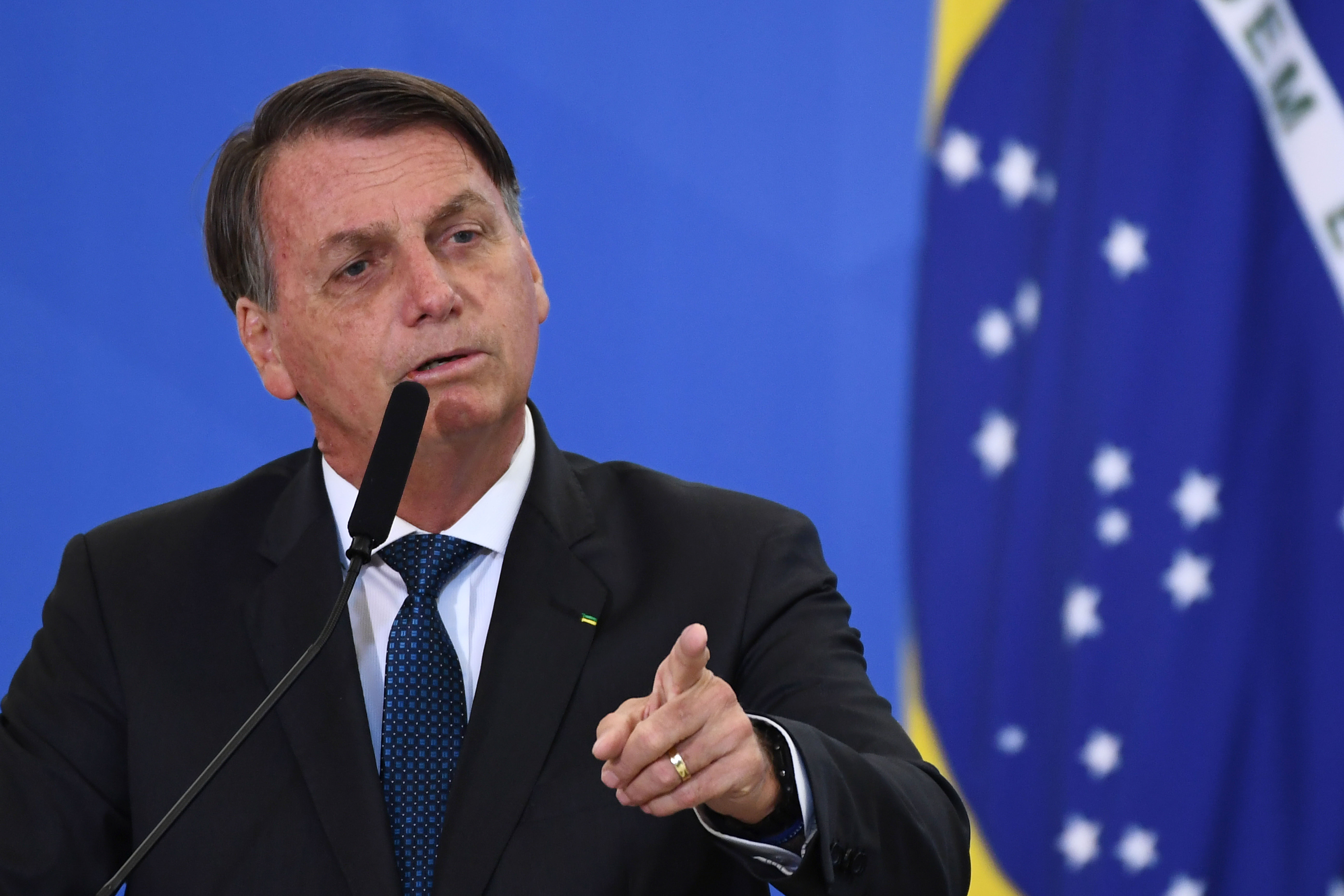 El presidente brasileo, Jair Bolsonaro.