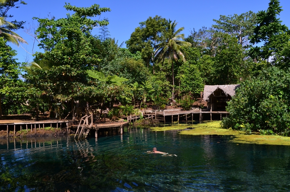 Ecohotel en la isla de Espiritu, en Vanuatu.
