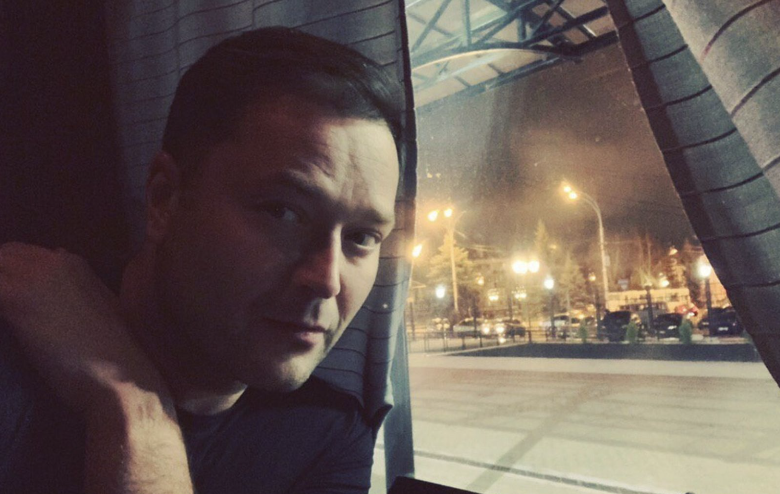 Nikita Isaev, en un 'selfie' que se hizo en el tren donde fue asesinado.