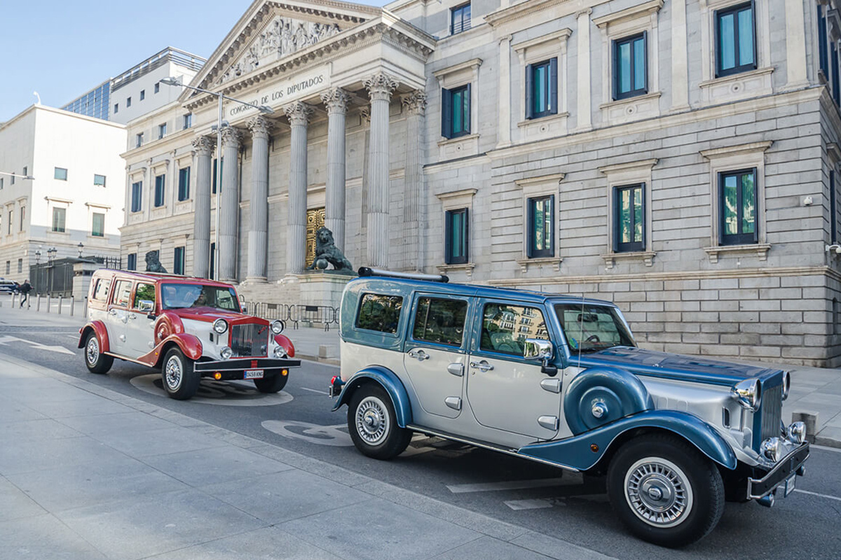 Los Hurtan Vintage recurren al chasis del un Jeep Wrangler. Los encarg una empresa de Madrid