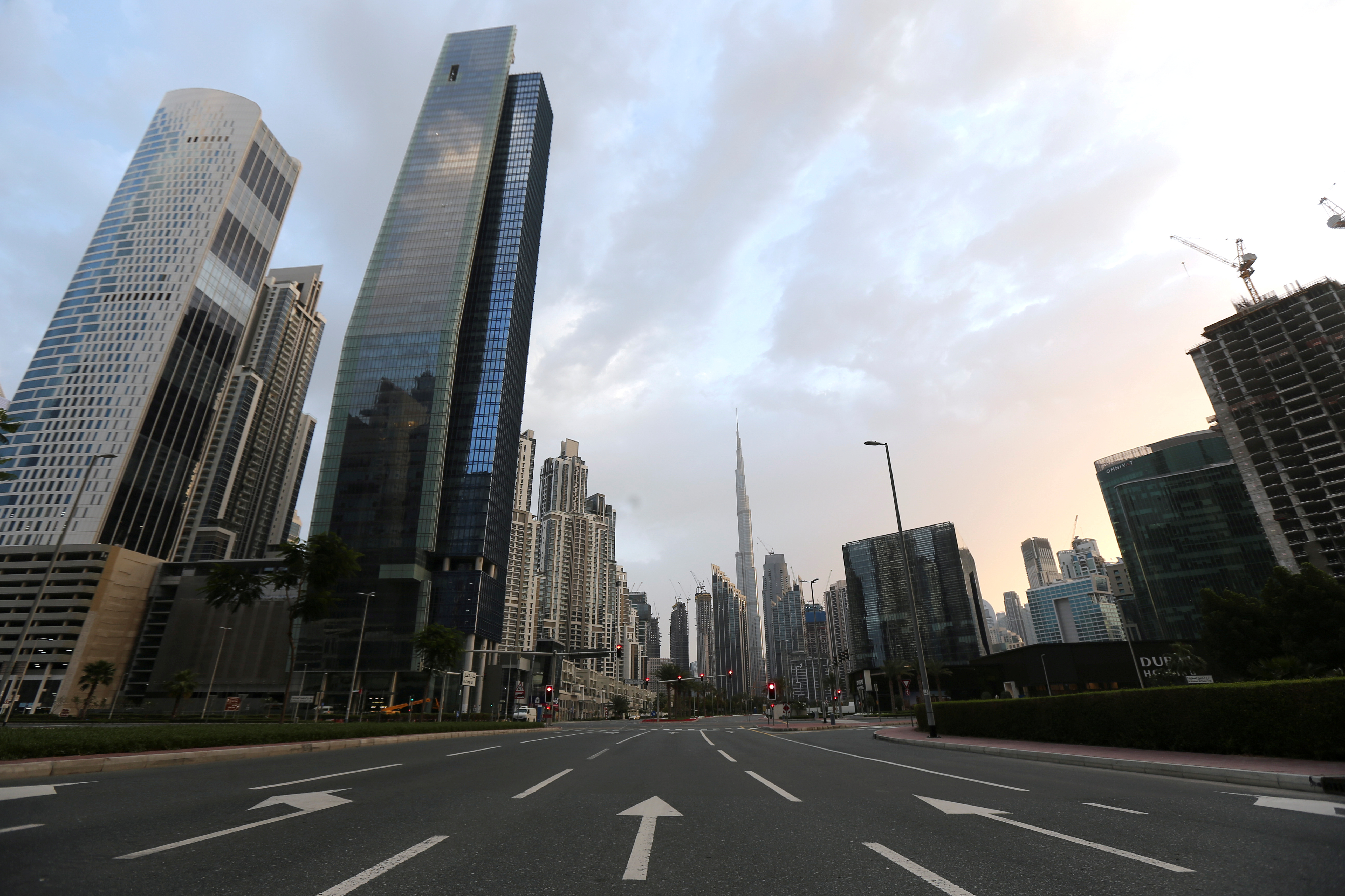 Vista general de la zona financiera de Dubai.