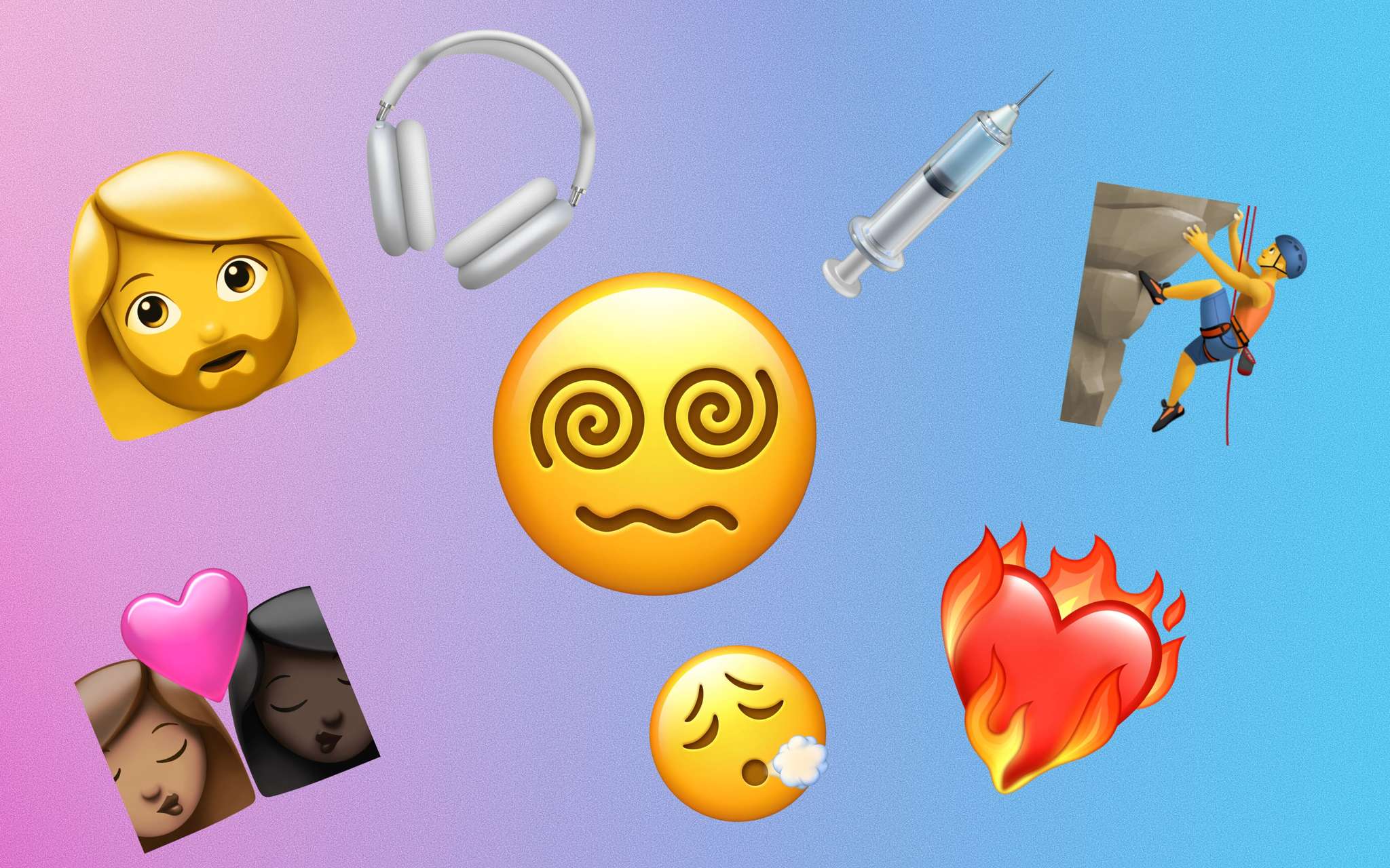 Parejas interraciales, jeringuillas sin sangre y Airpods?: as son los nuevos emojis que llegan al iPhone