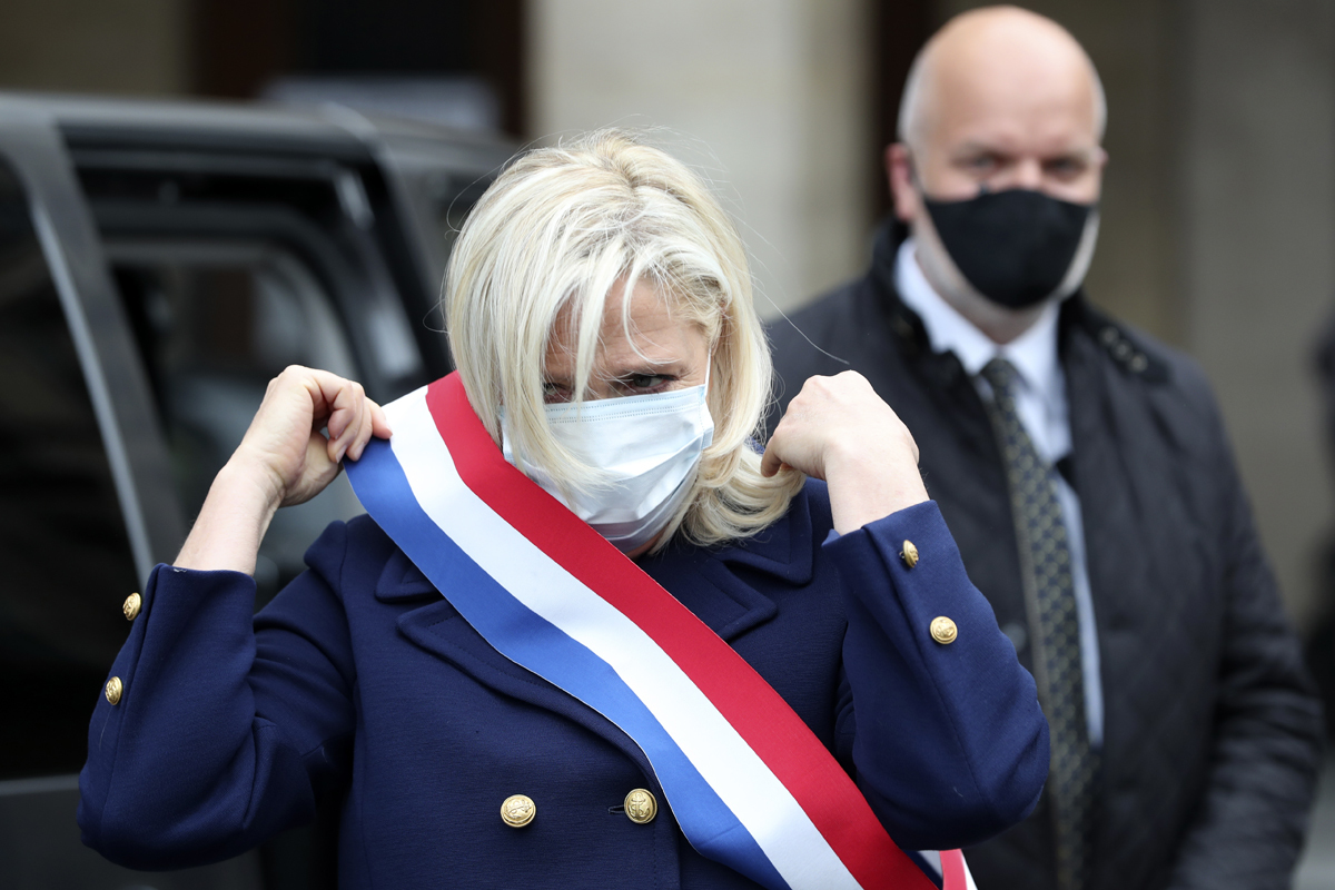 La lder de extrema derecha, Marine Le Pen