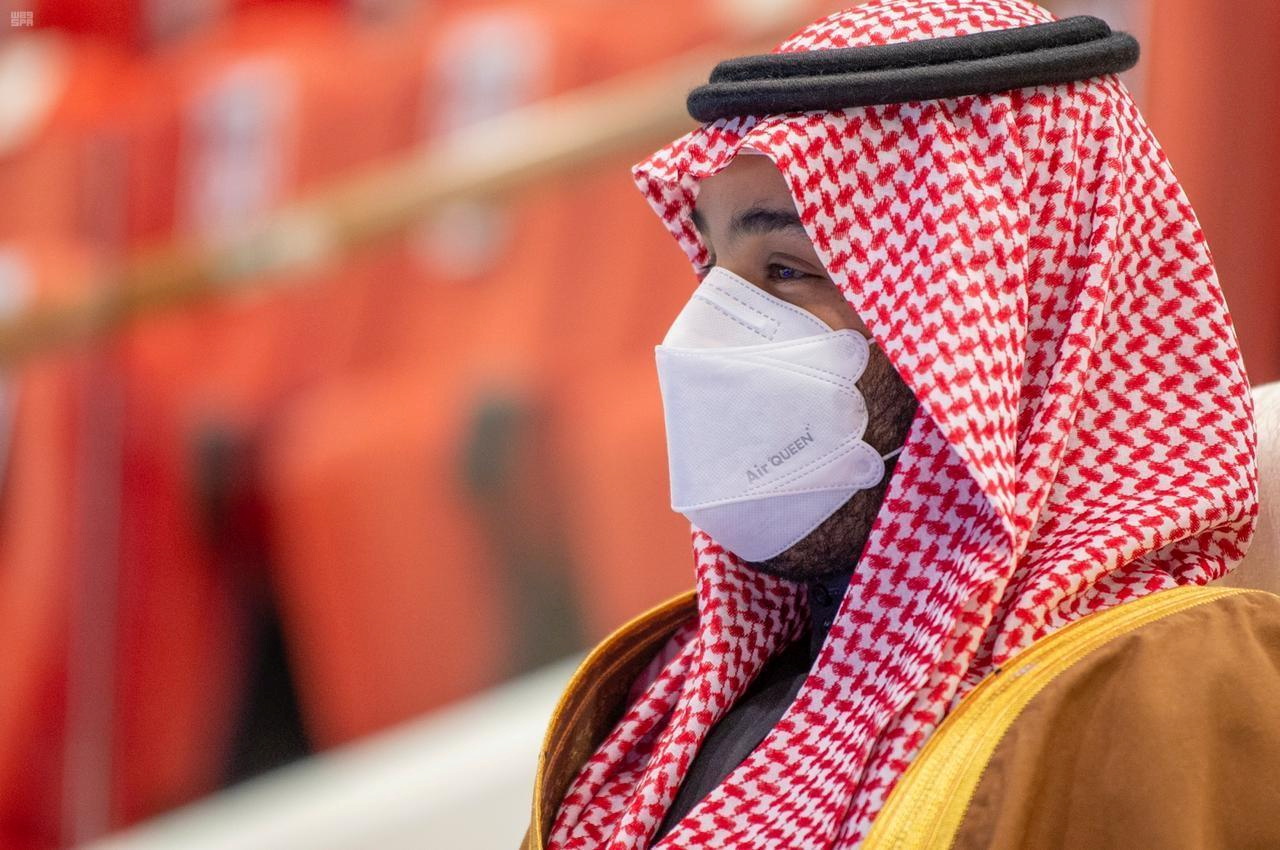 Mohammed  bin Salman, prncipe heredero de Arabia Saud, en un evento deportivo en Riad.