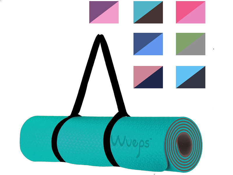 Esterilla de yoga Esterilla de yoga Esterilla de gimnasia plegable  ecológica antideslizante Deportes Tri-fold Fitness Mat para el hogar saltar  cuerda