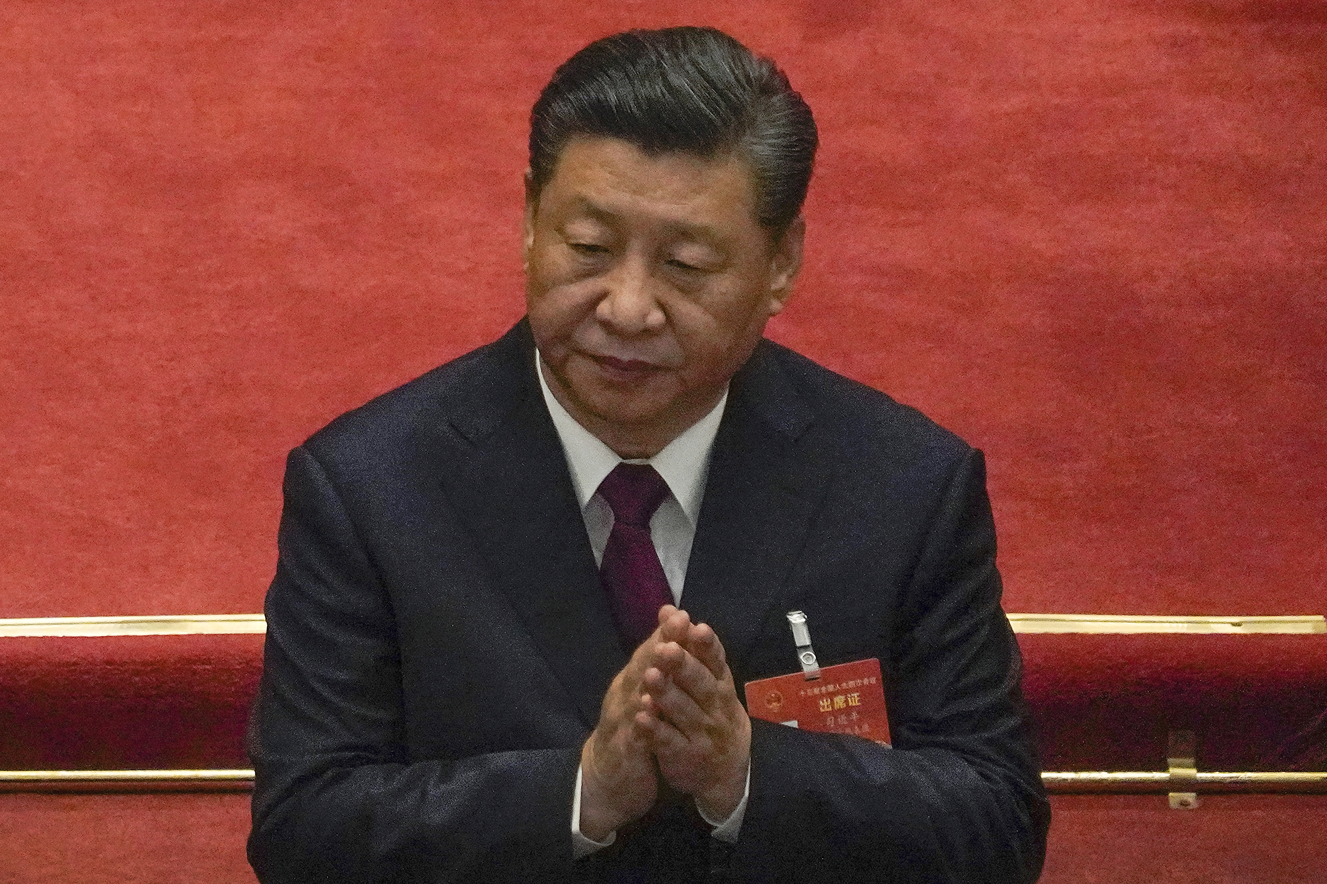 El presidente Xi Jinping la semana pasada en la apertura de la ANP.