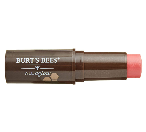 Colorete rosa en stick: All Aglow de Burt's Bees.