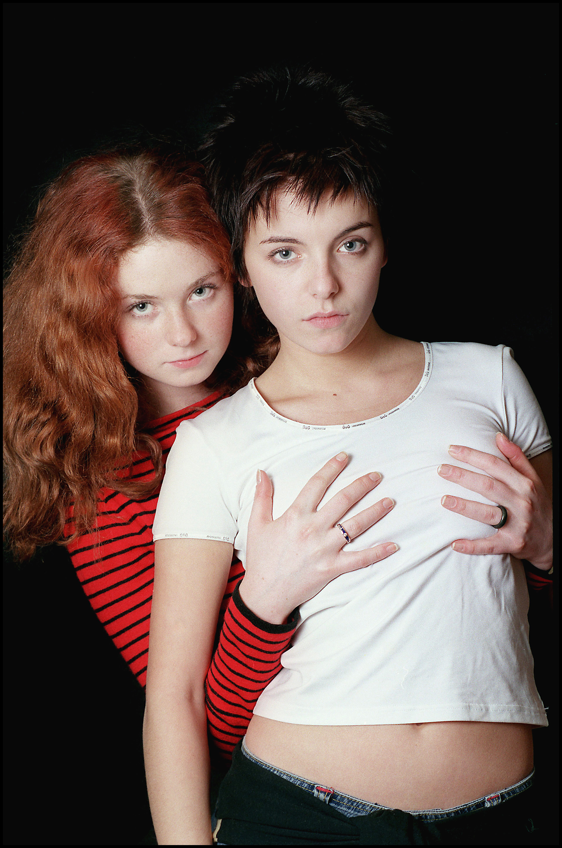 El do ruso t.A.T.u, en una imagen promocional de 2002.