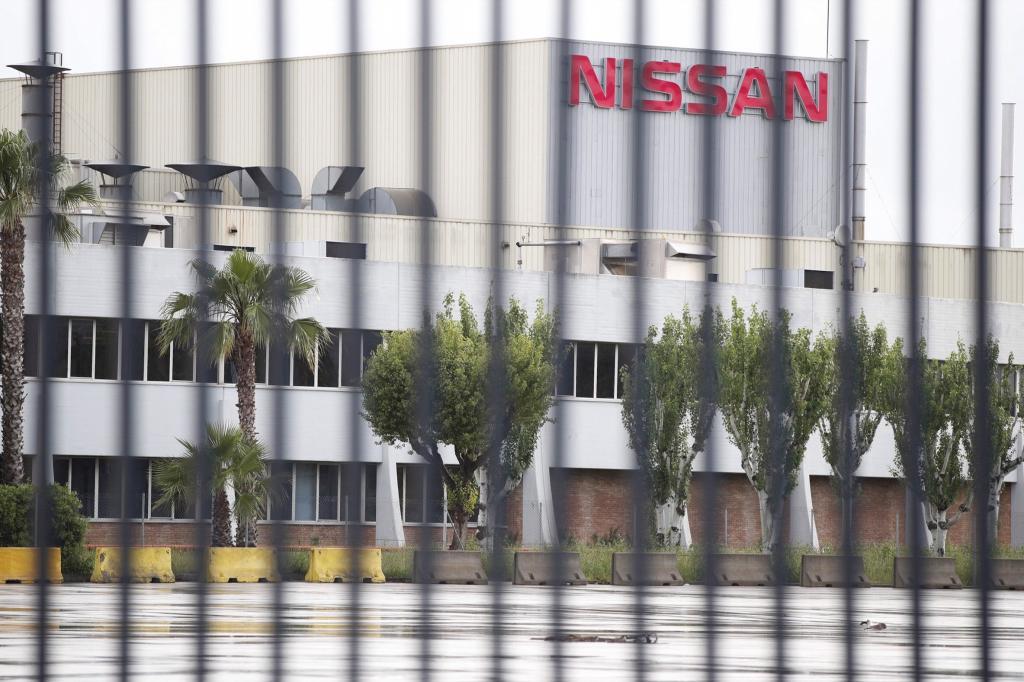 Fbrica de Nissan en la Zona Franca de Barcelona.