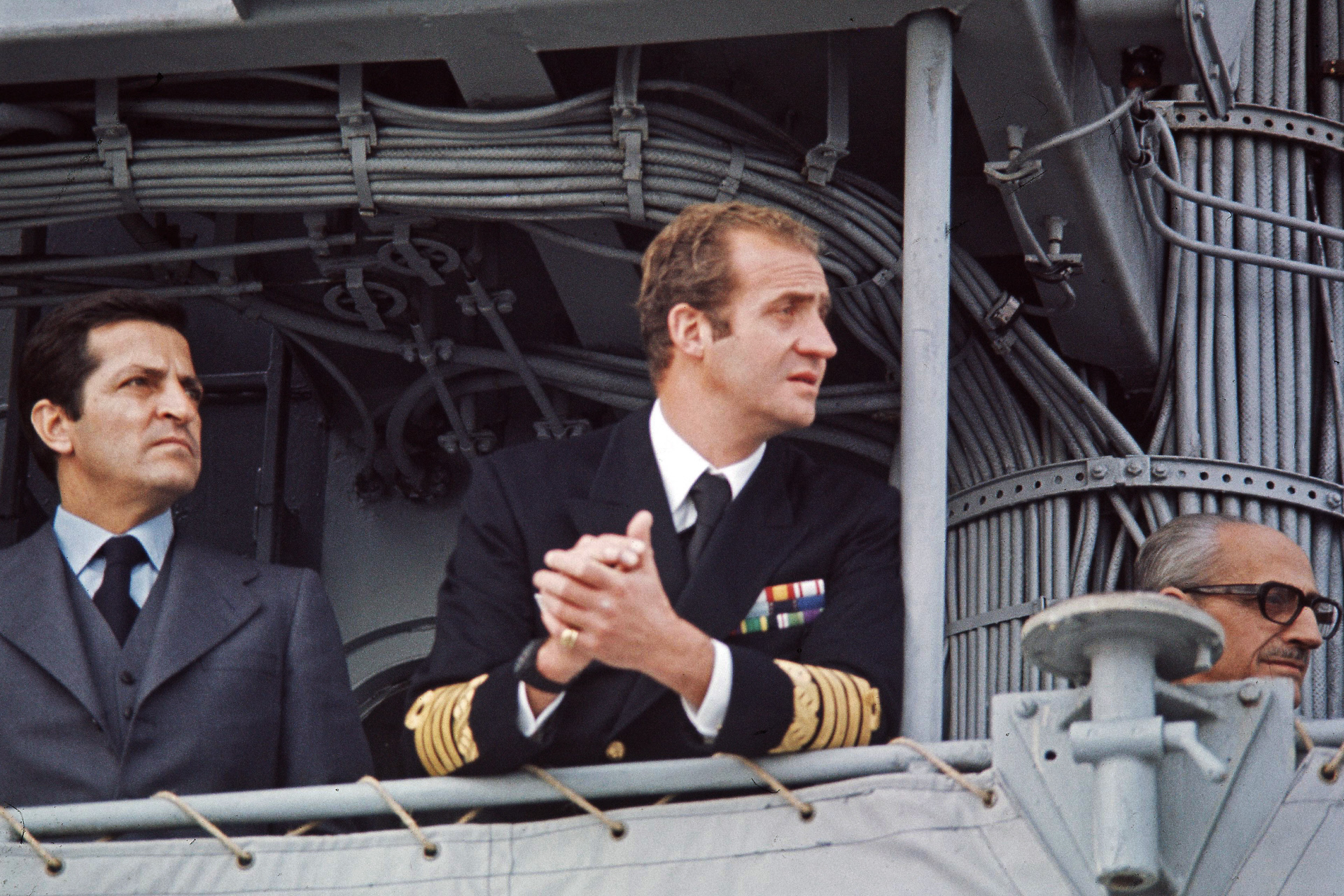 Adolfo Surez y el Rey Juan Carlos, en una imagen de 1976.