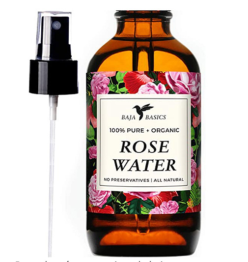 Tner de agua de rosas, de Baja Basics.
