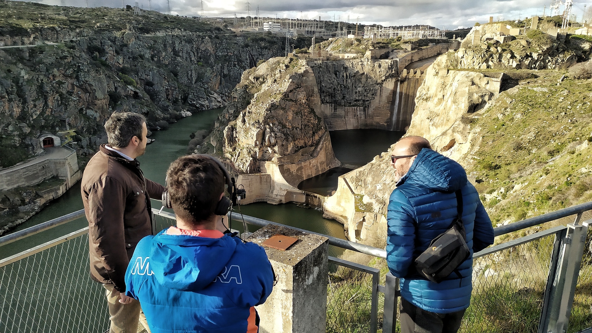 La presa de Ricobayo, en Zamora, una de las megaestructuras construídas durante el franquismo que forman parte de la docuserie.