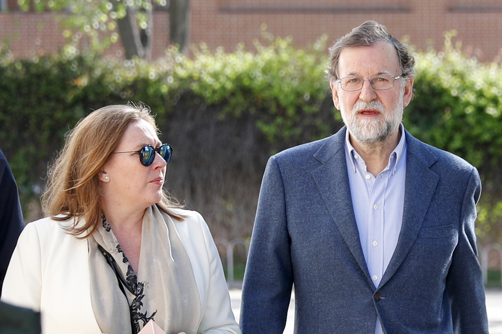 Rajoy y Elvira Fernndez.