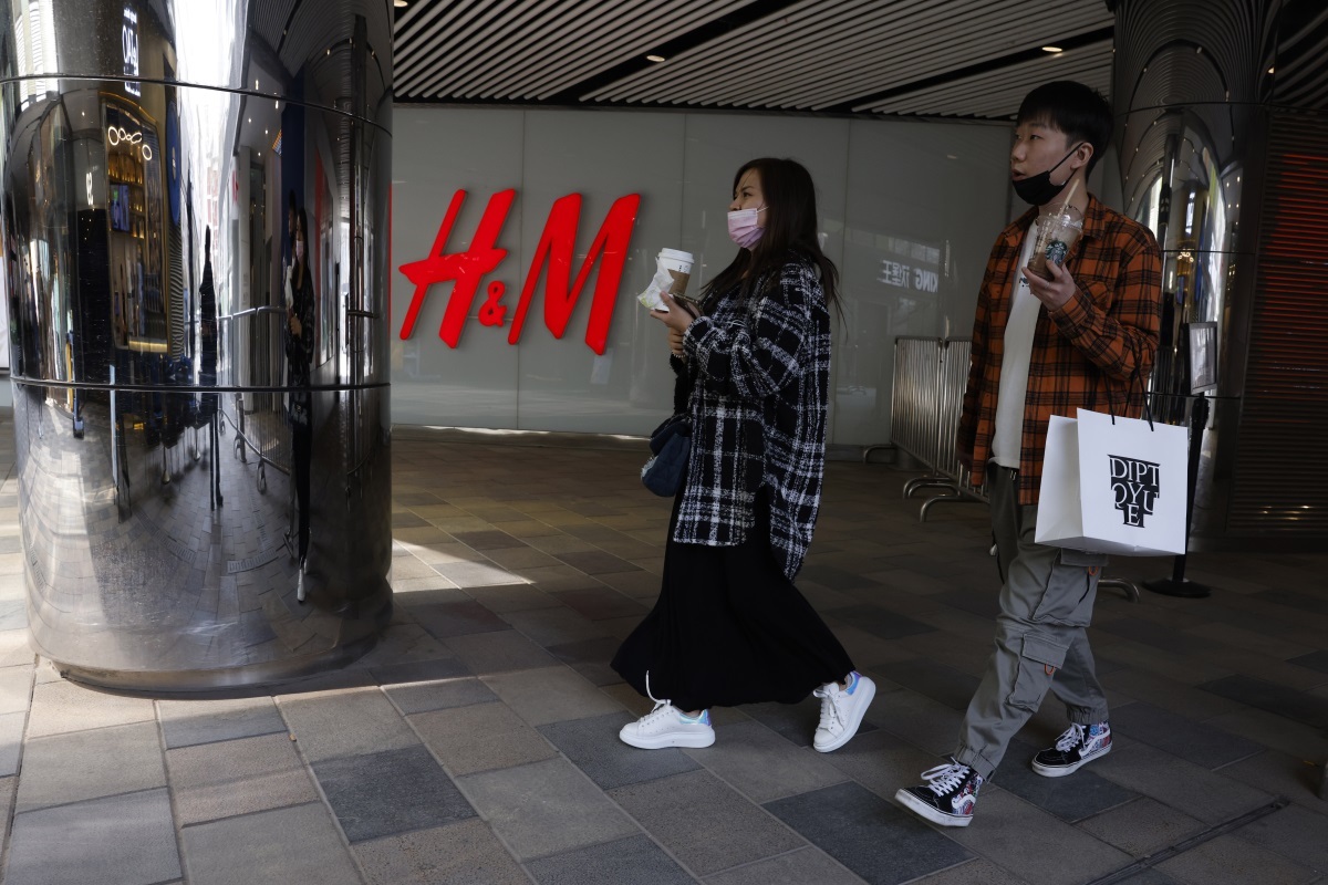 Tienda H&M en Beijing.